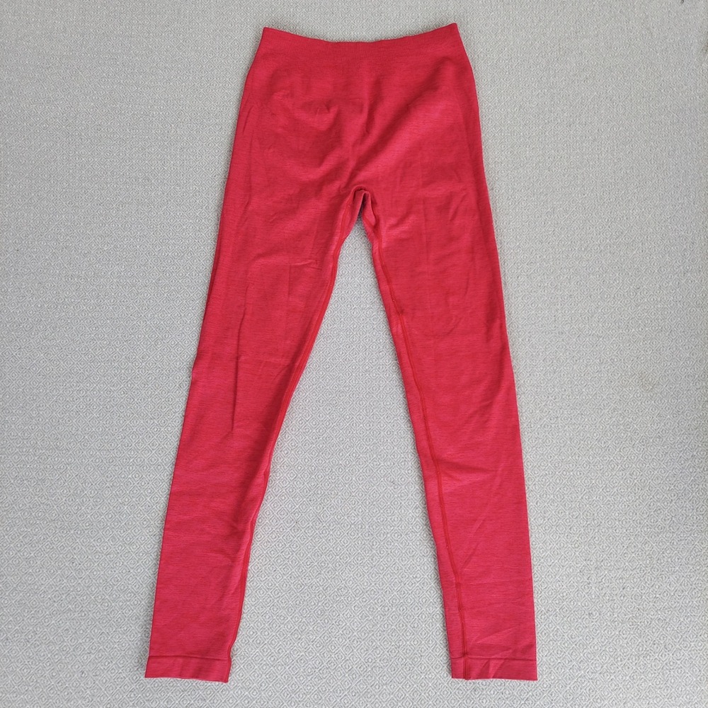Sunzel Leggings Womens Medium Red Workout Scrunch Butt Scrunch‎ Seamless Yoga